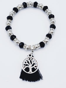 Black Tree Of Life Bracelet