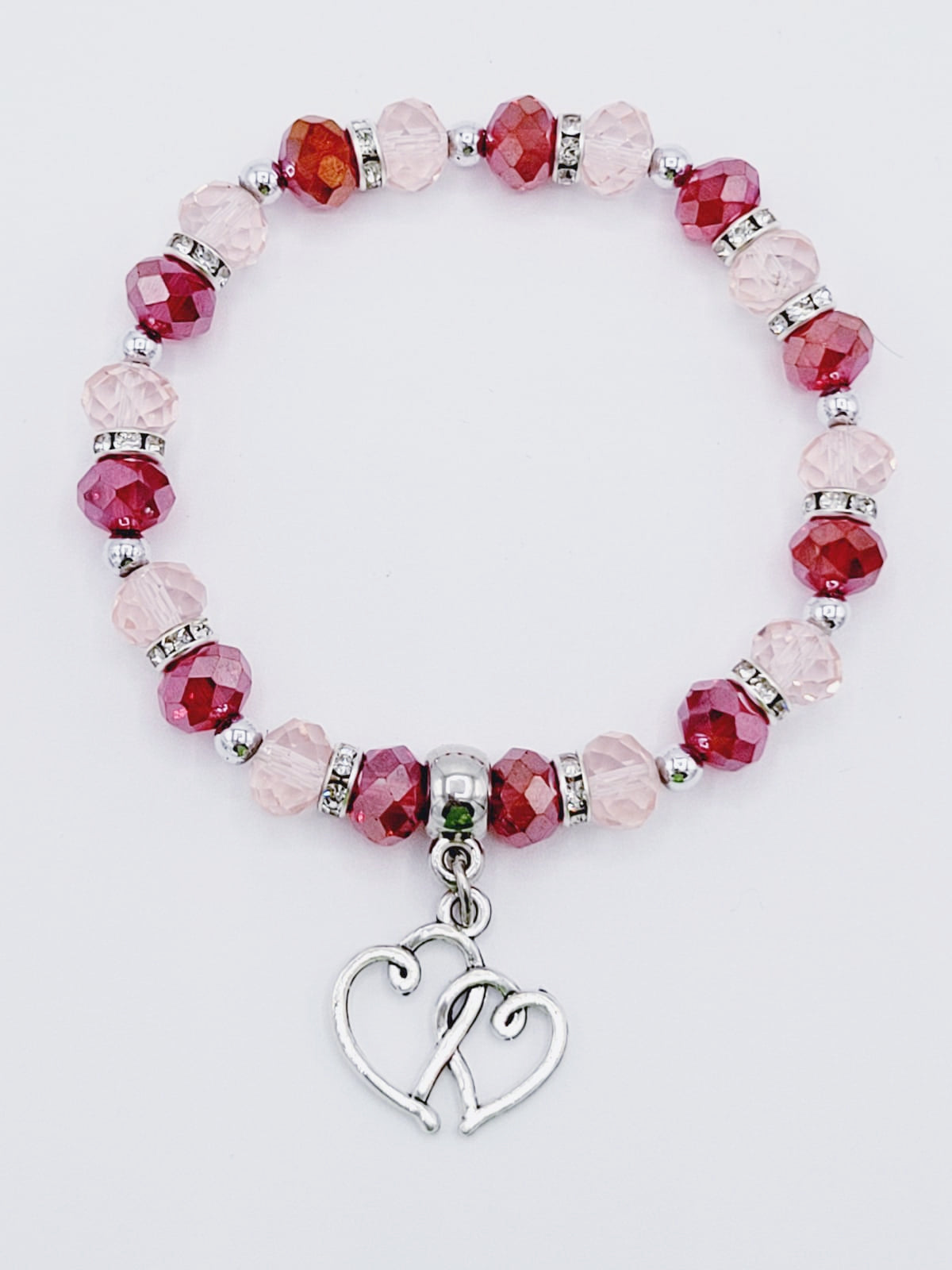 Light Pink Heart Bracelet