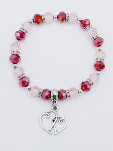 Light Pink Heart Bracelet