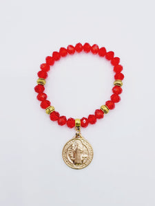 Red Saint Benedict Bracelet