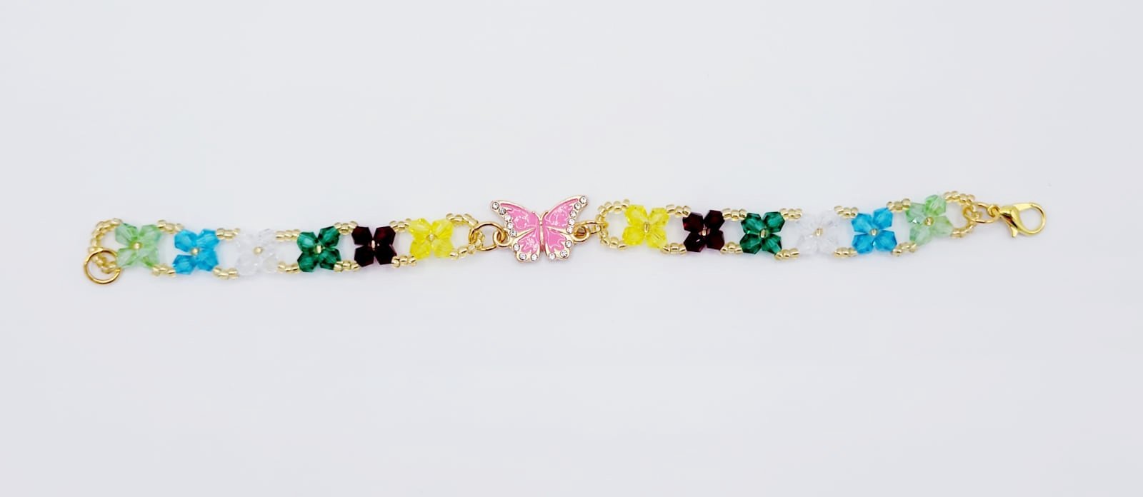 Spring Colors Butterfly Bracelet