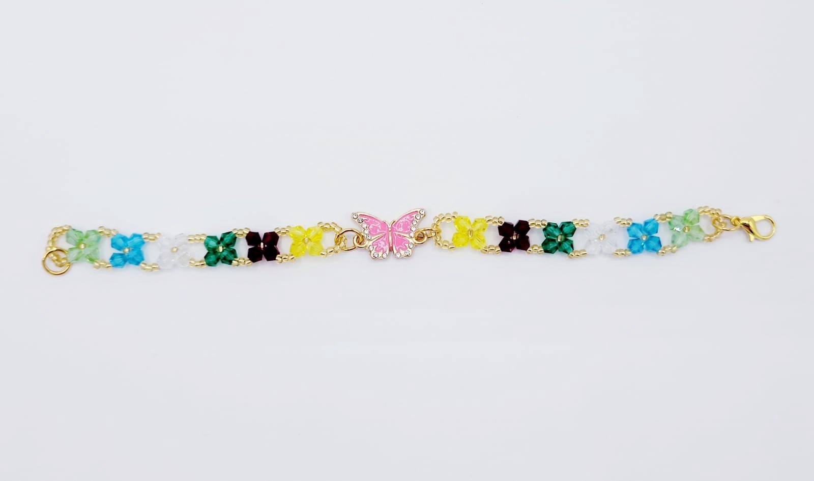 Spring Colors Butterfly Bracelet