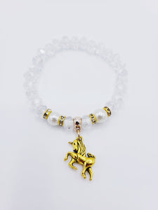 Clear Unicorn Bracelet