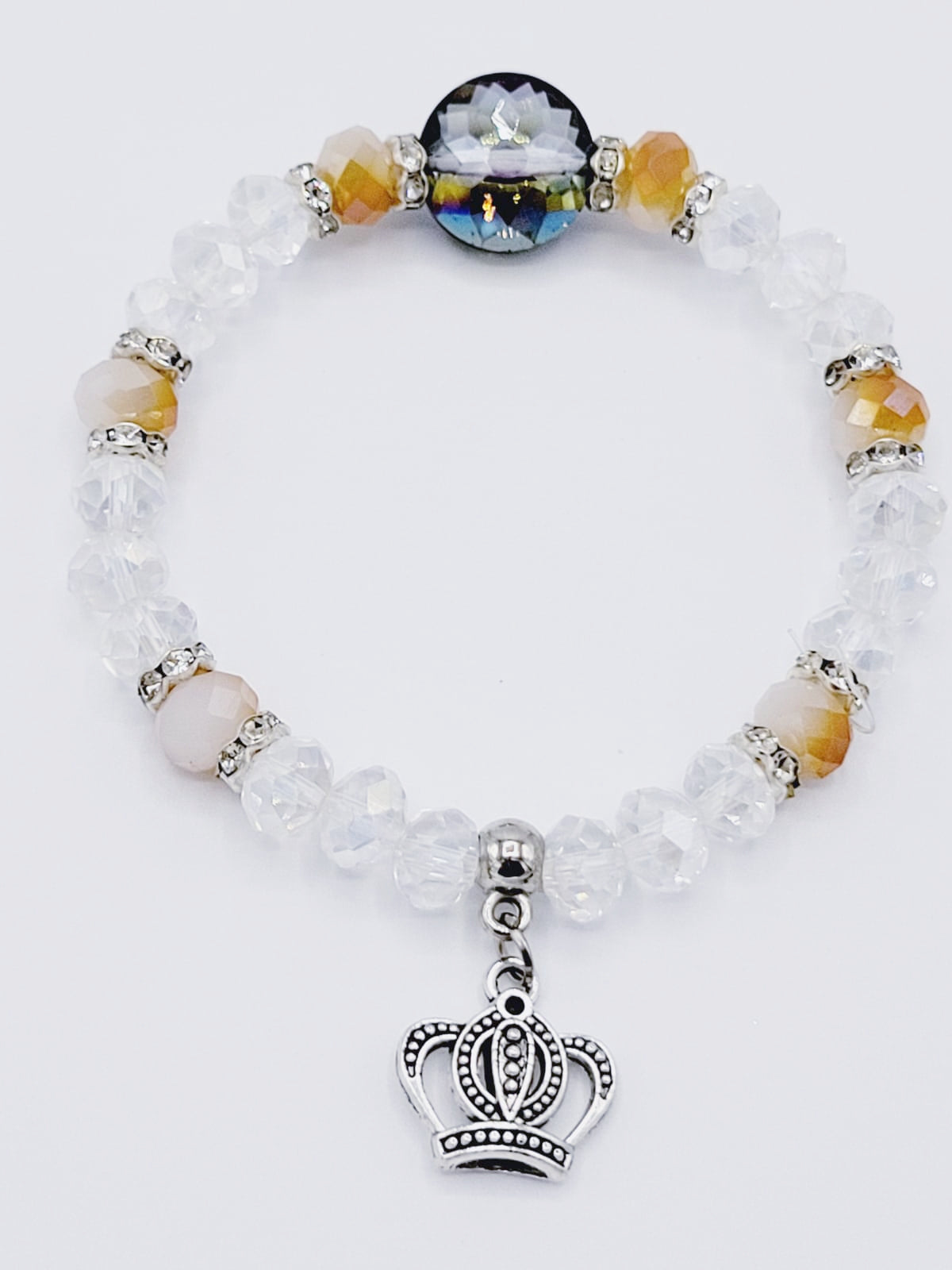 Clear Crown Bracelet