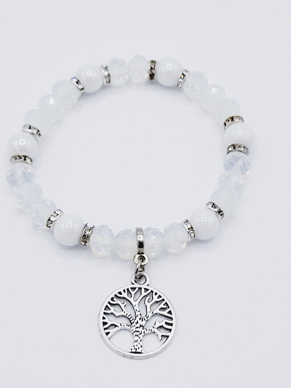 Clear Tree Of Life Bracelet