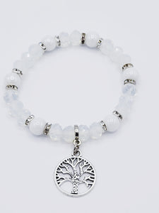 Clear Tree Of Life Bracelet