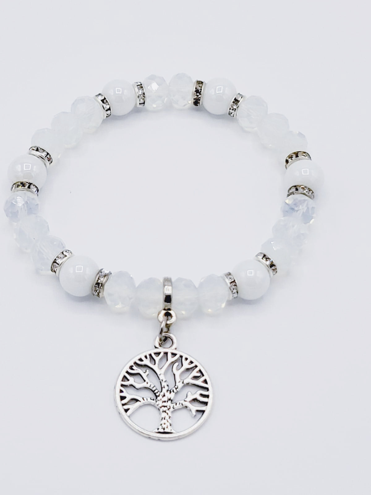Clear Tree Of Life Bracelet