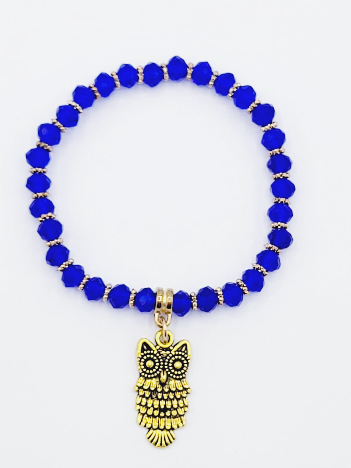 Sapphire Blue Owl Bracelet
