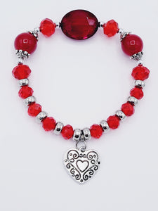 Red Heart Bracelet