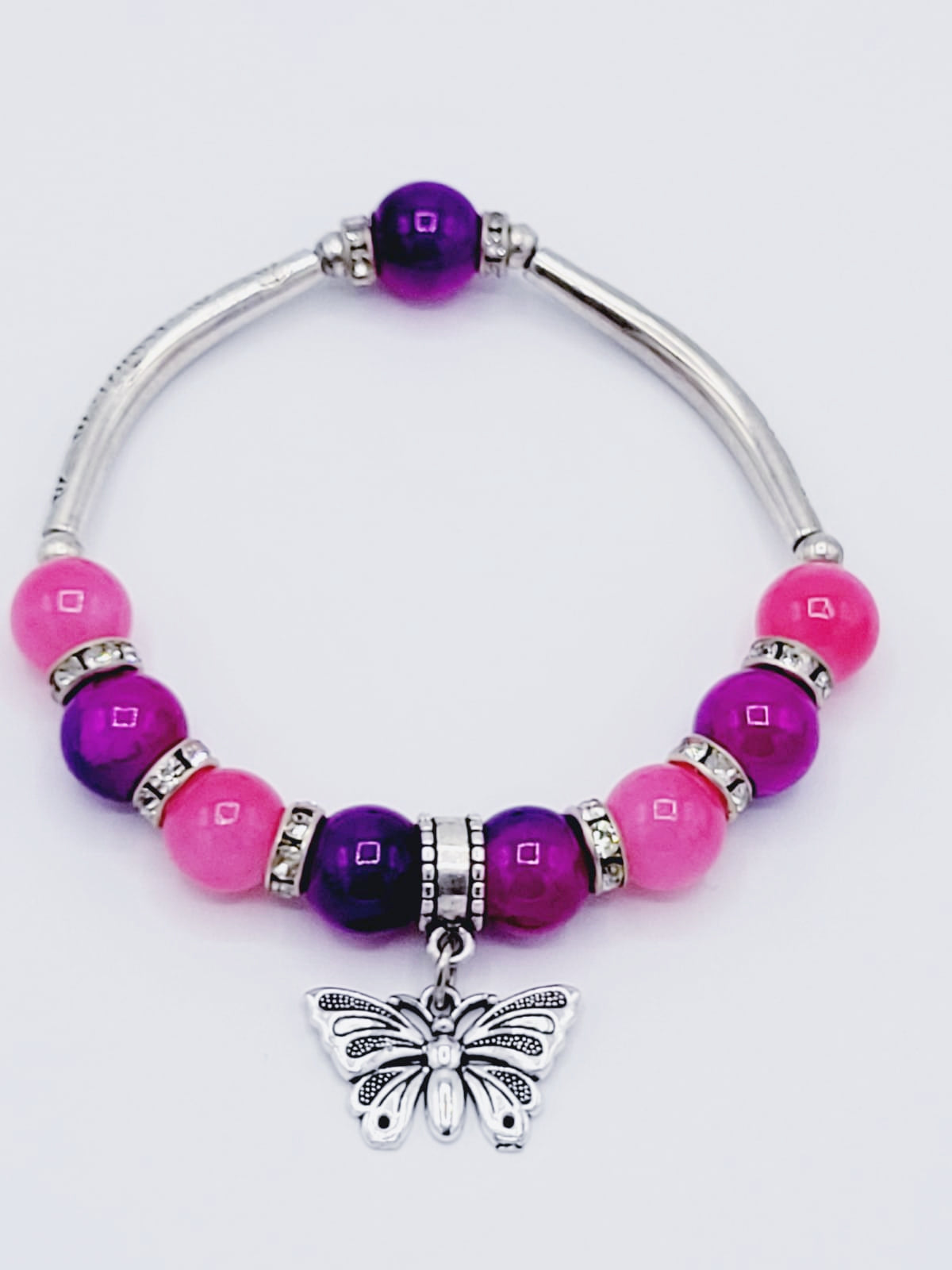 Purple Butterfly Bracelet