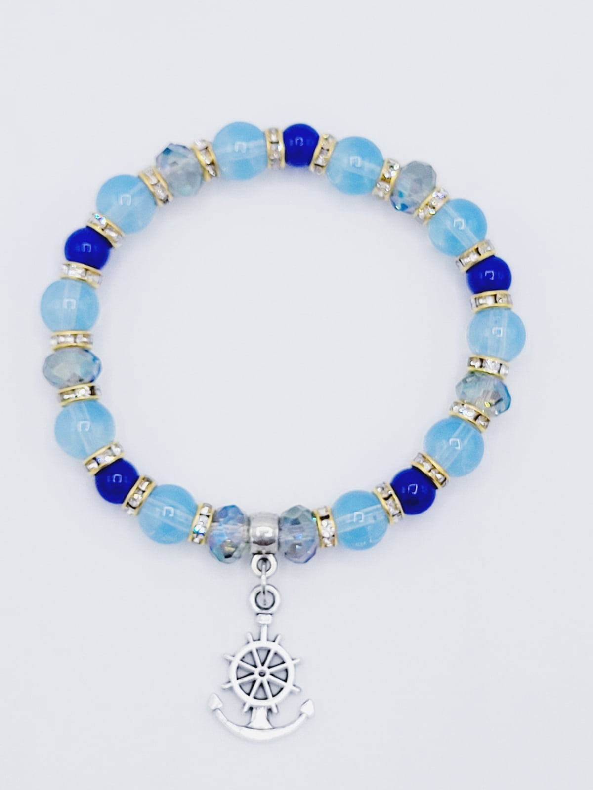 Rudder And Anchor Bracelet