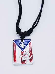 Puerto Rico's Flag Necklace