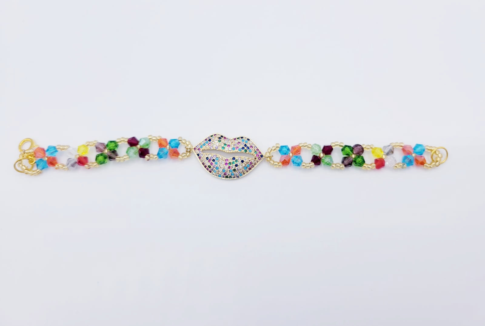 Multicolor Lip Bracelet