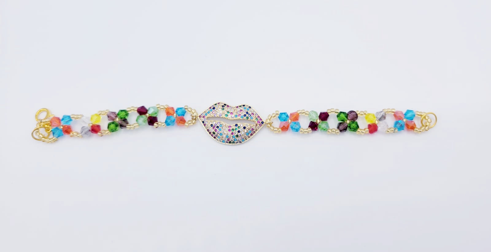 Multicolor Lip Bracelet