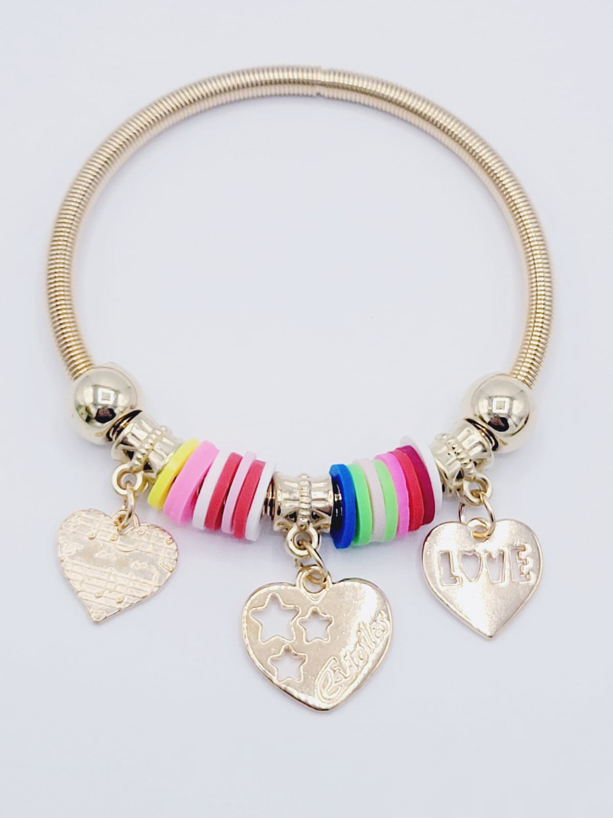 Heart Bangle Bracelets