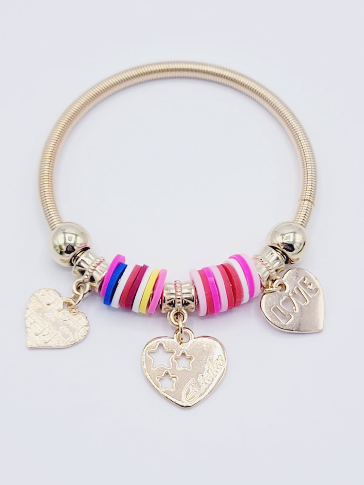 Heart Bangle Bracelets