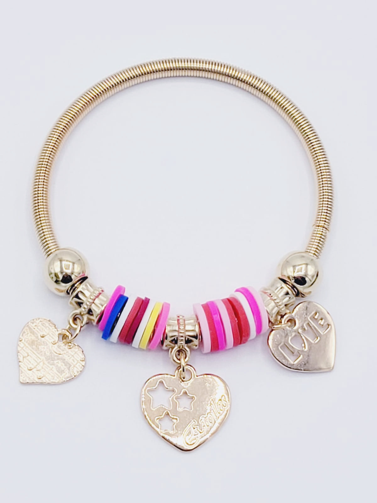 Heart Bangle Bracelets