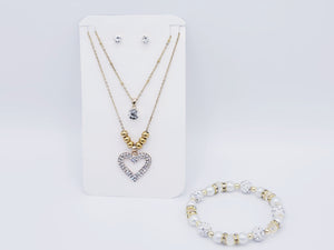 Gold Heart Set