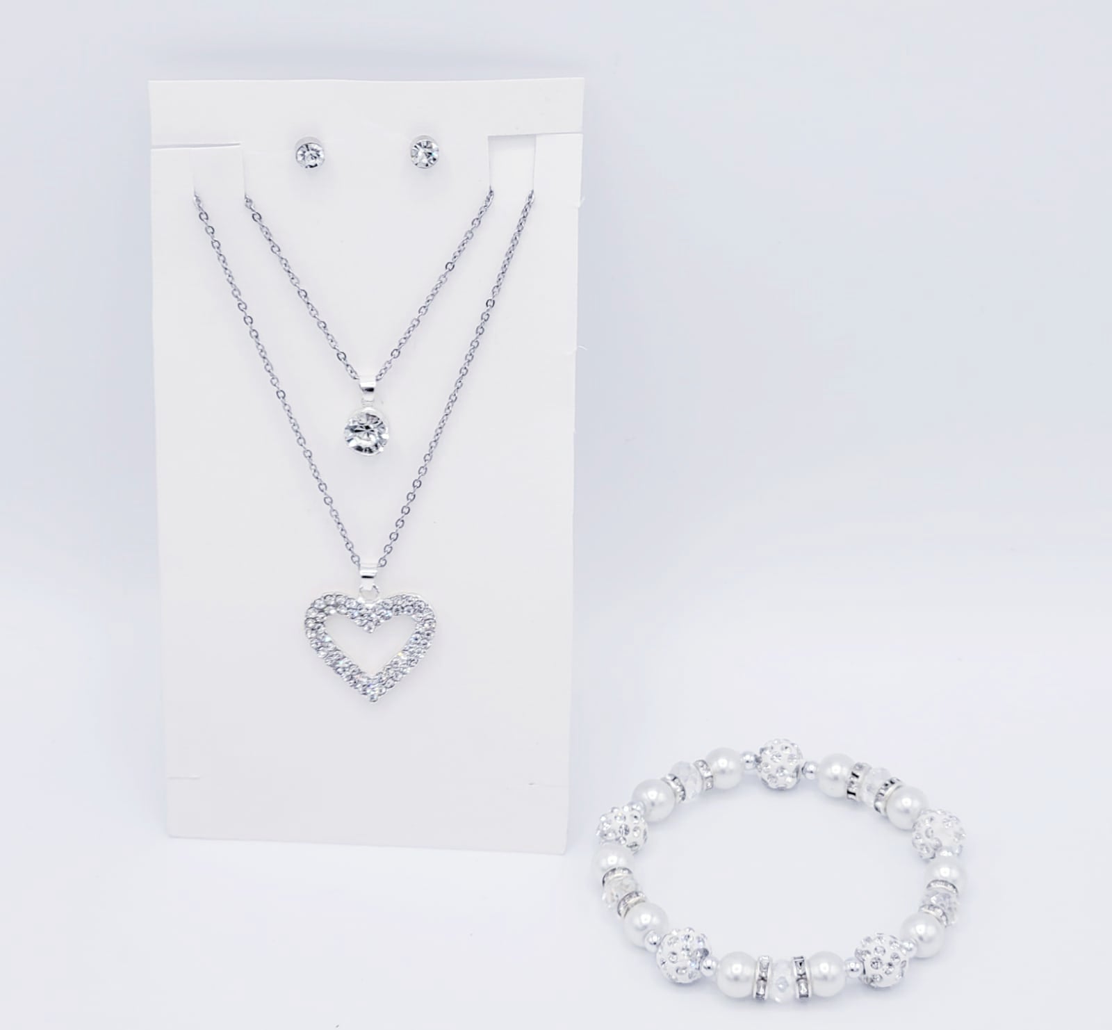 Silver Heart Set