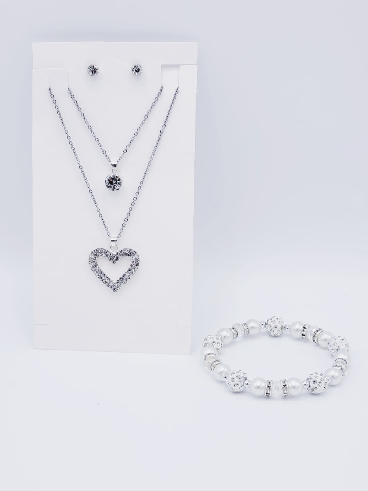 Silver Heart Set