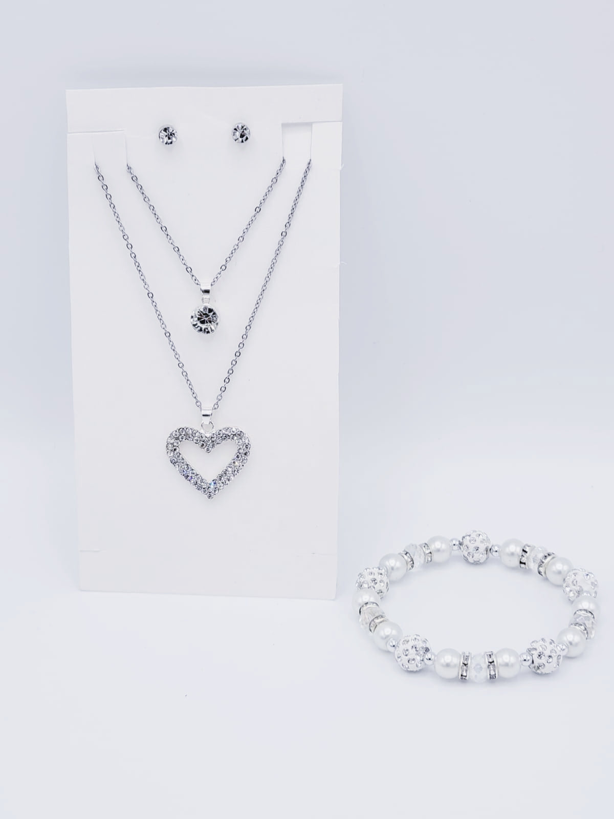 Silver Heart Set