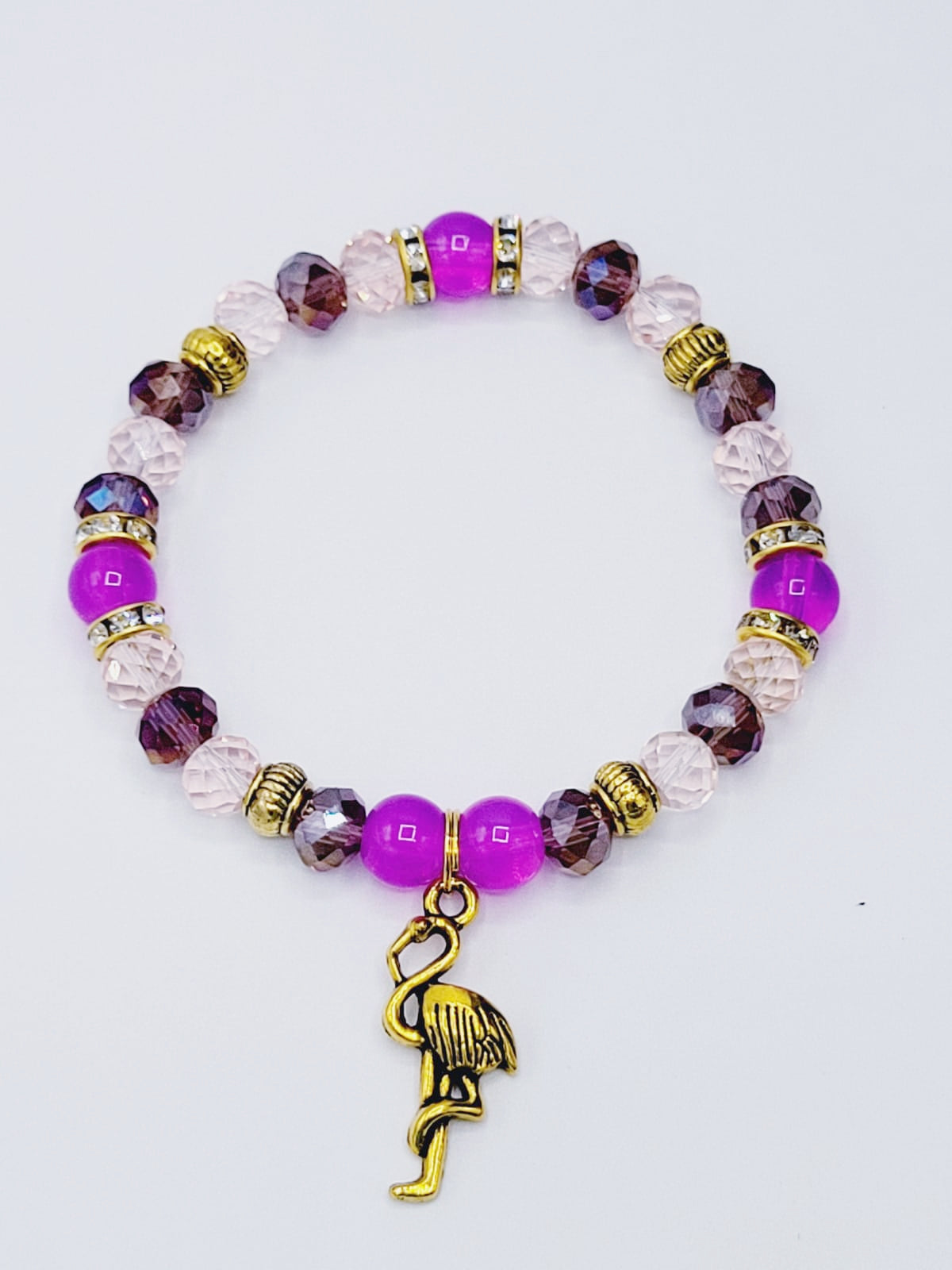 Purple Flamingo Bracelet