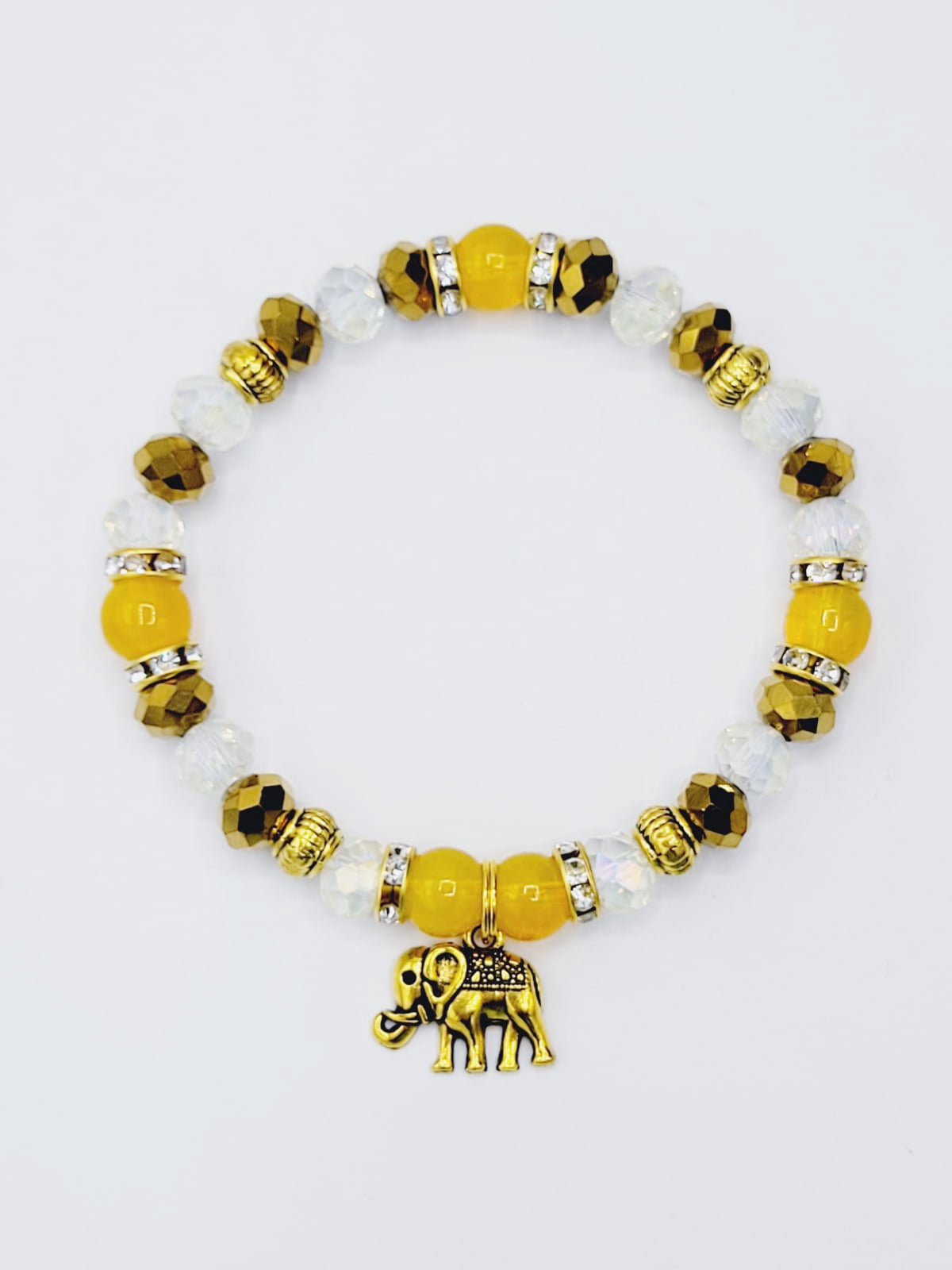 Yellow Elephant Bracelet