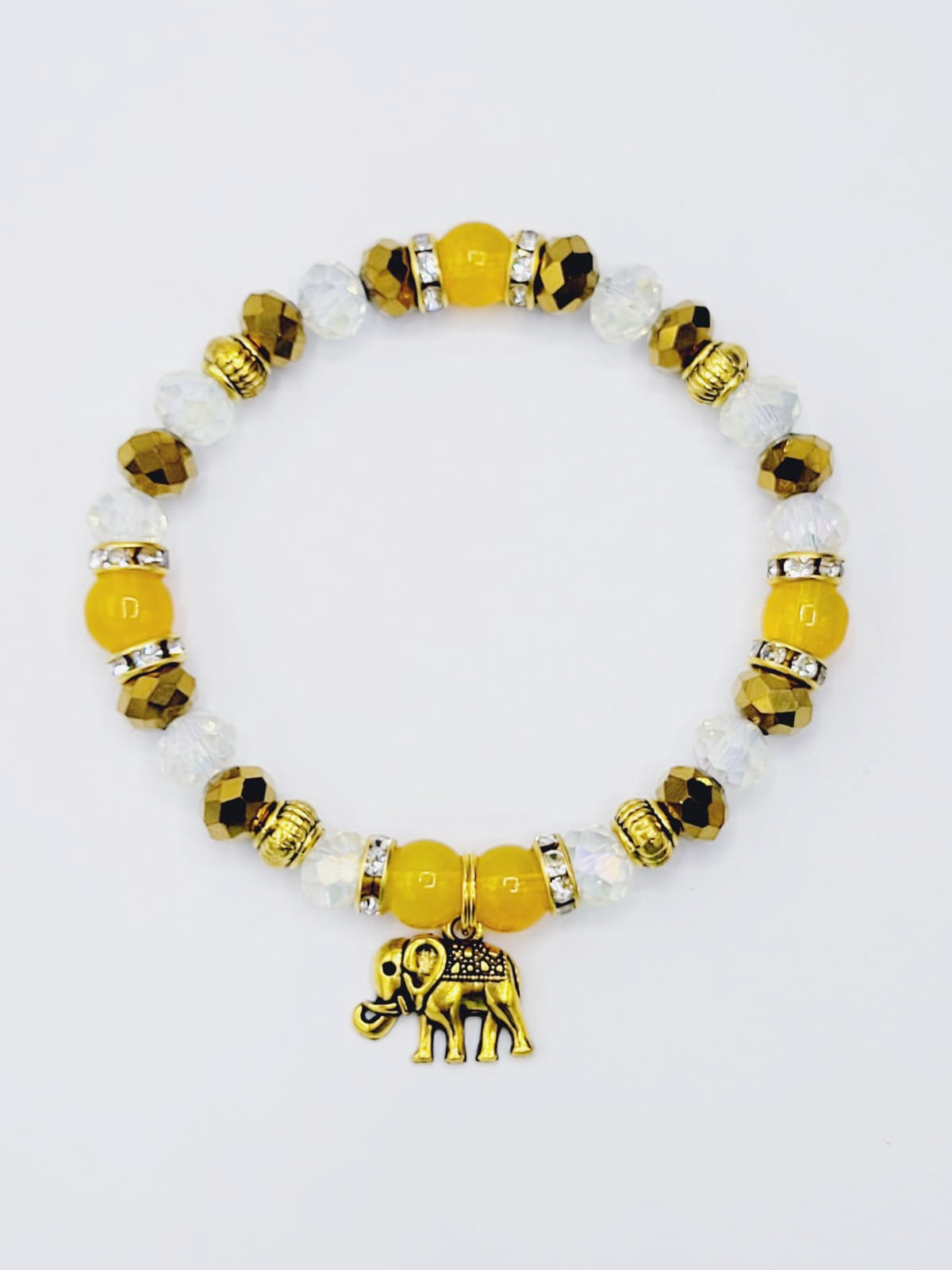 Yellow Elephant Bracelet