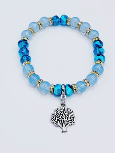 Aquamarine Coral Bracelet