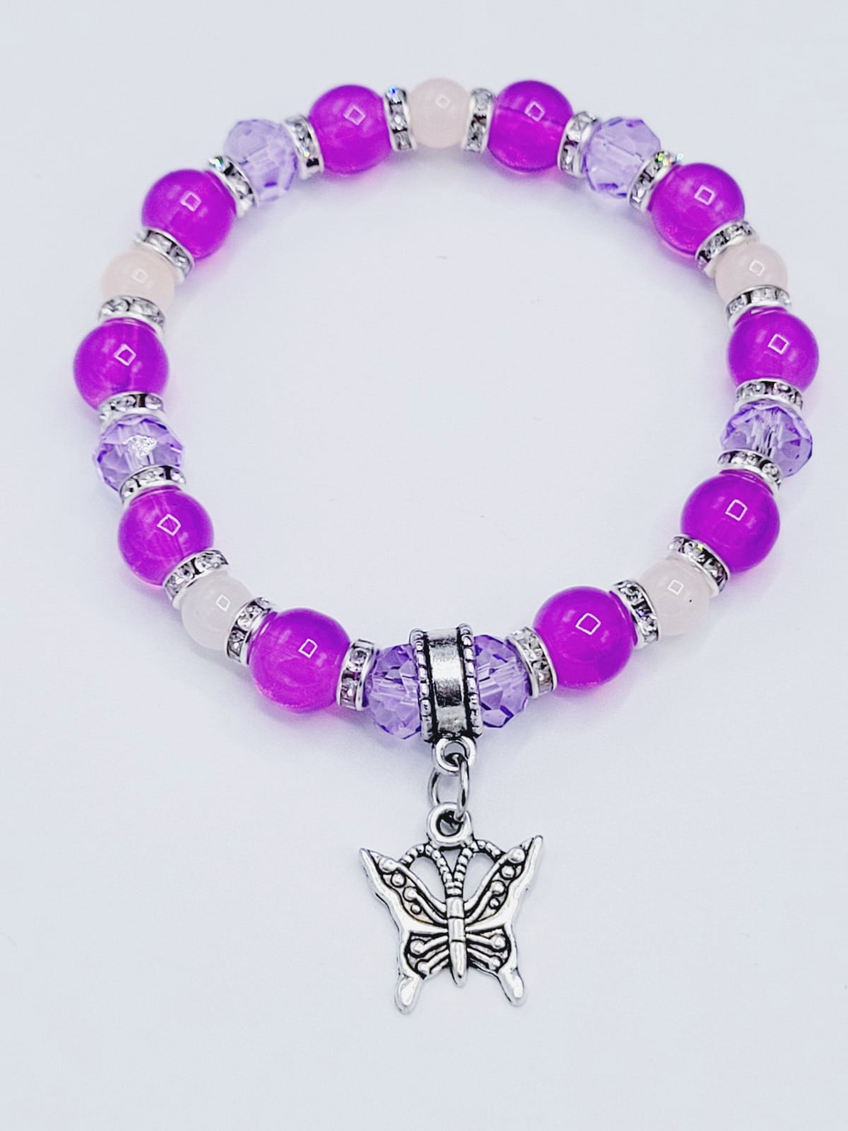 Purple Butterfly Bracelet