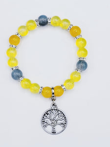 Yellow Tree Of Life Bracelet