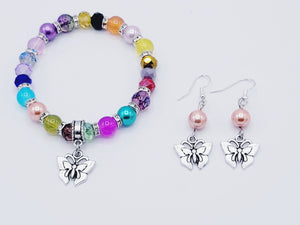 Multicolor Butterfly Set