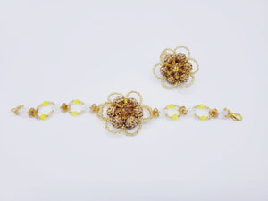 Amber Flower Set