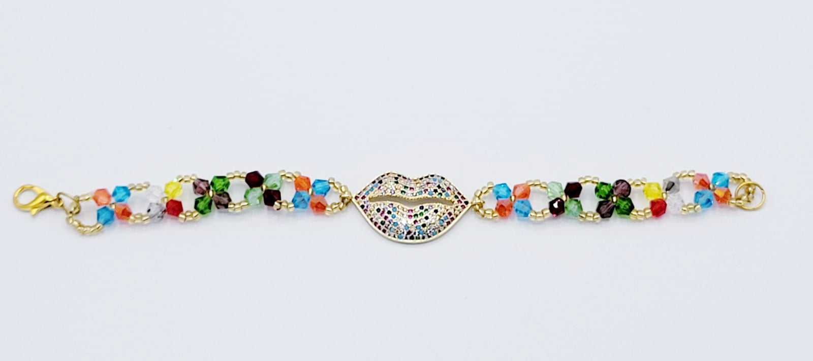 Multicolor Lip Bracelet