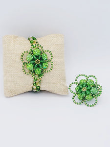 Green Flower Set