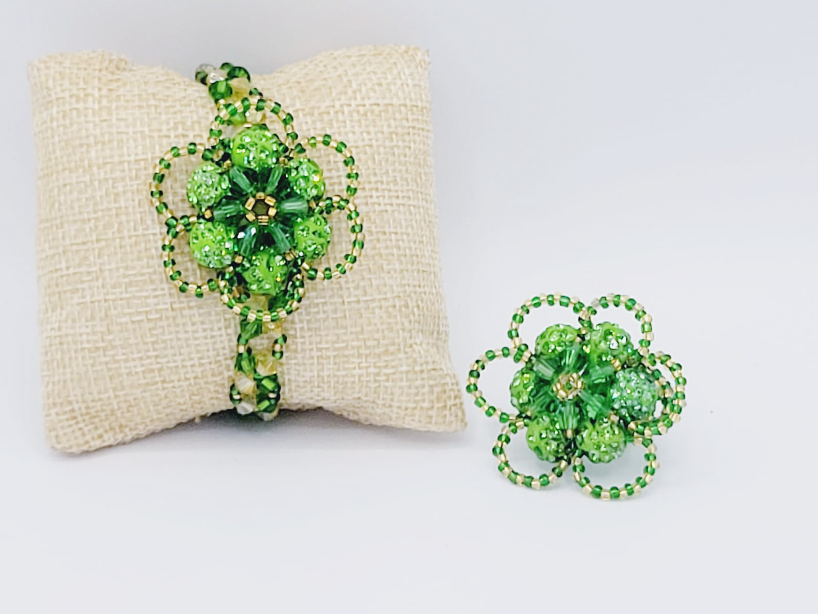 Green Flower Set