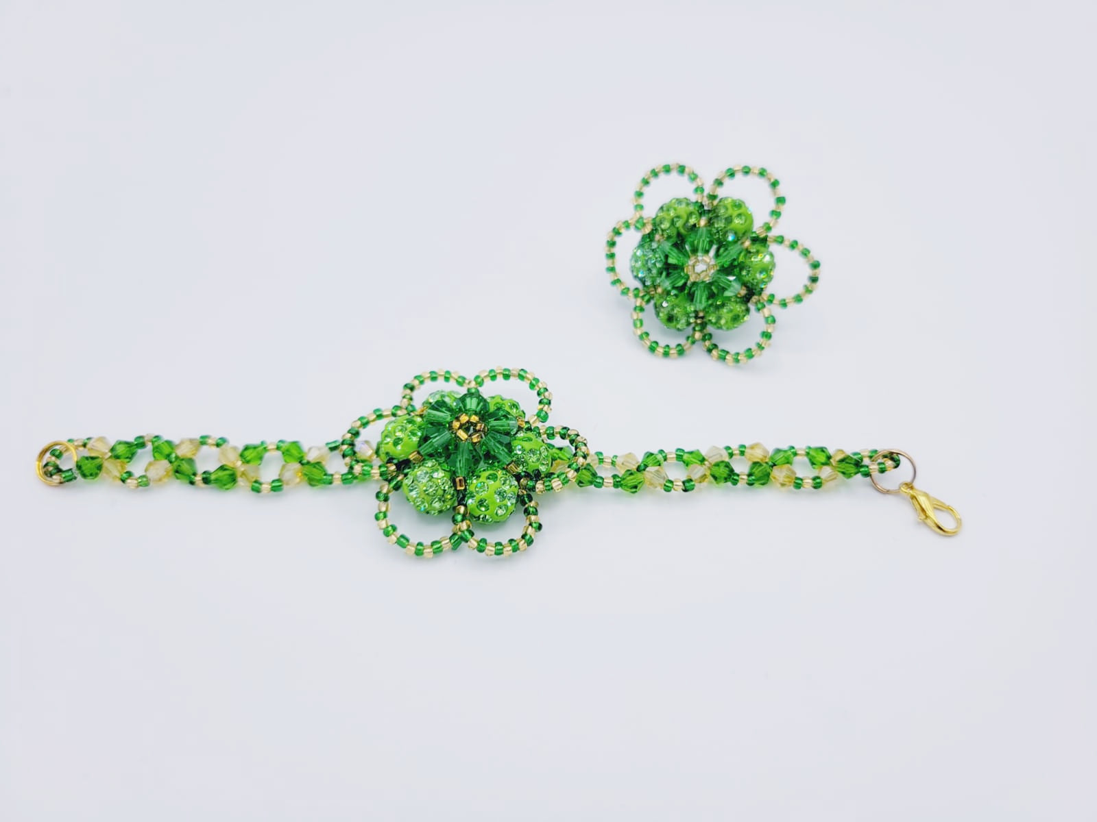 Green Flower Set