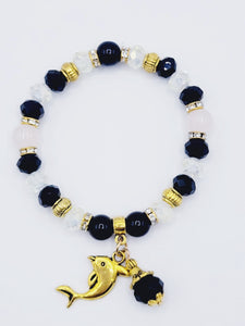 Black Dolphin Bracelet