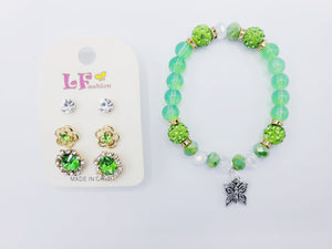 Green Butterfly Set