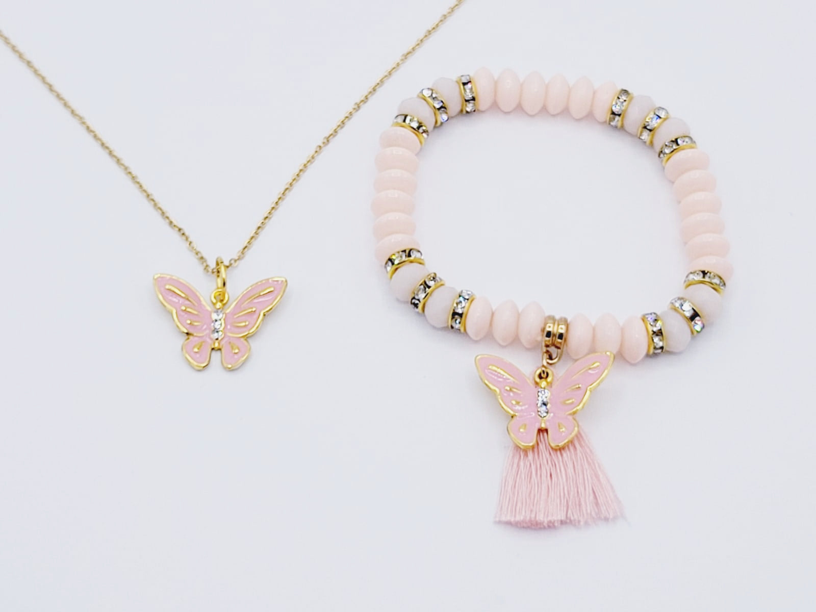 Light Pink Butterfly Set