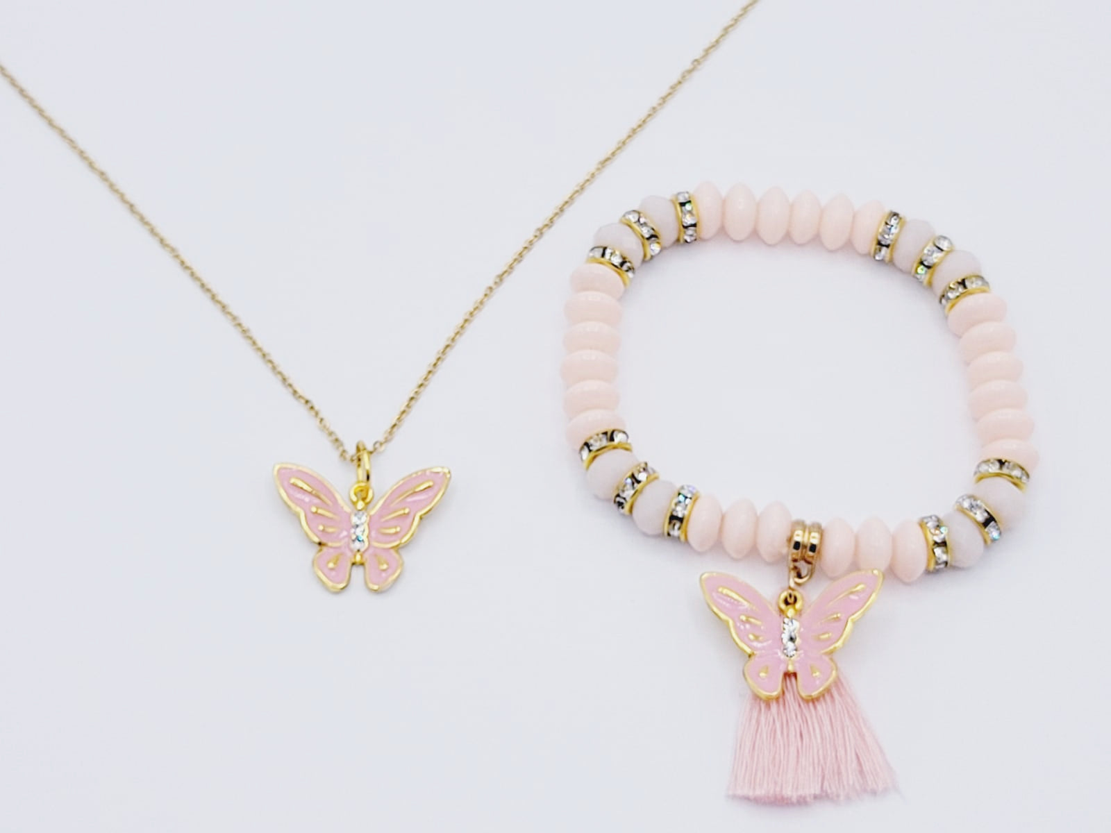 Light Pink Butterfly Set