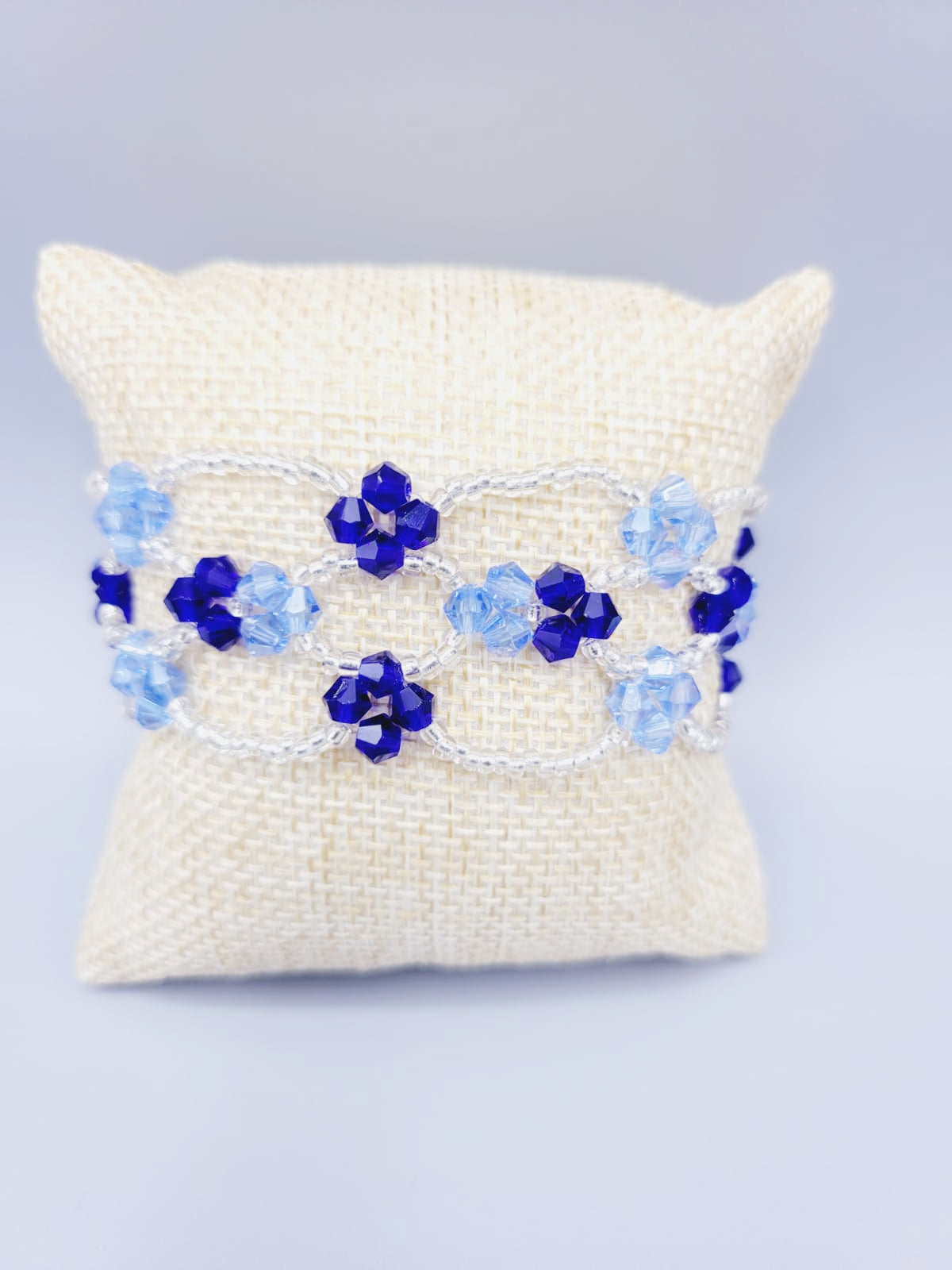 Sapphire Blue And Light Blue Bracelets (Swarovski)