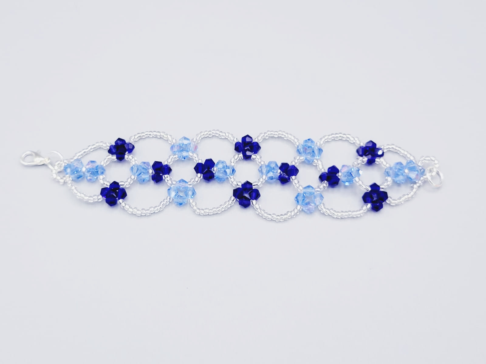 Sapphire Blue And Light Blue Bracelets (Swarovski)