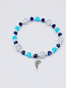 Blue Wing Bracelet