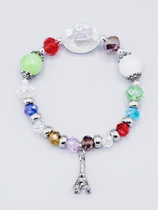 Multicolor Eiffel Tower Bracelet