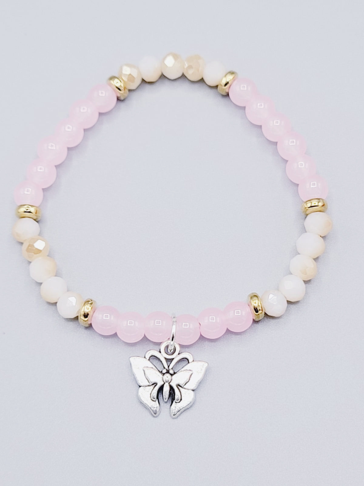 Light Pink Butterfly Bracelet