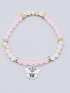 Light Pink Butterfly Bracelet