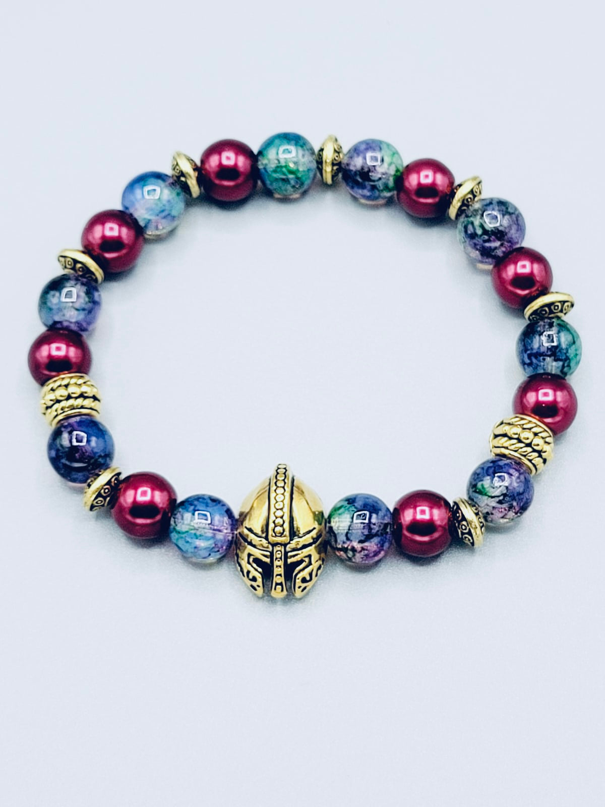 Wine And Galaxy Gladiator Bracelet