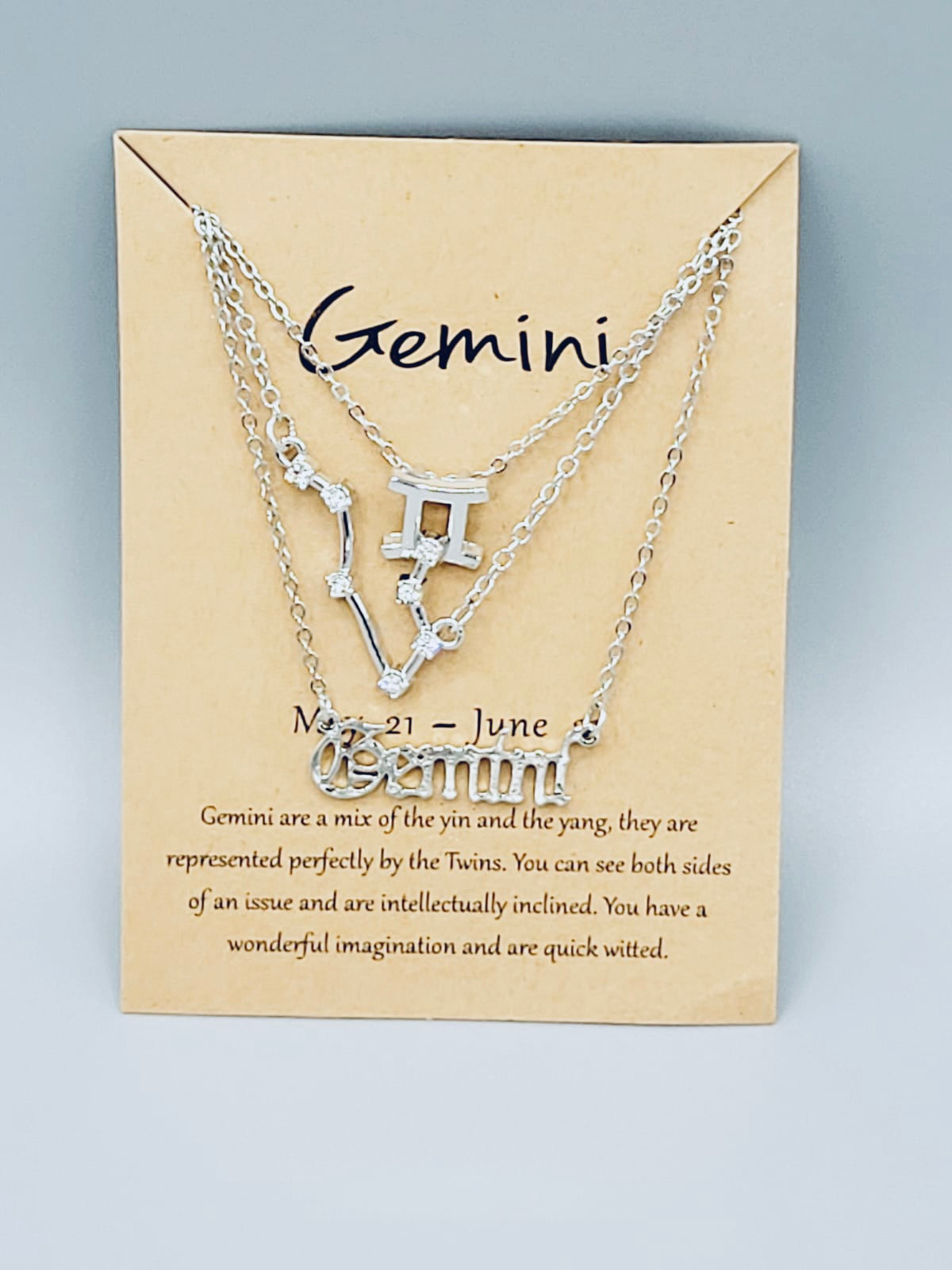 Gemini Zodiac Sign Necklaces