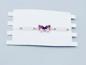 Light Pink Butterfly Bracelet